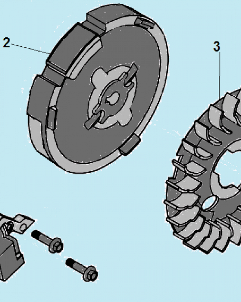 11 МАГНЕТО - МАХОВИК КУЛЬТИВАТОР CHAMPION ВC4311  |ремонт| в СПБ