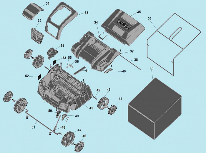 2 ТРАВОСБОРНИК СКАРИФИКАТОР CHAMPION ESC1840  | ремонт | в СПБ