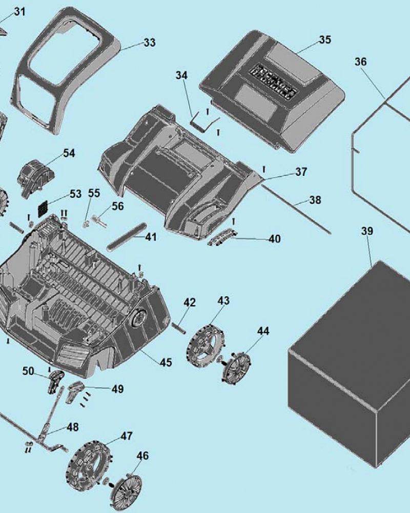2 ТРАВОСБОРНИК СКАРИФИКАТОР CHAMPION ESC1840  | ремонт | в СПБ