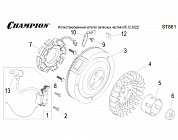 17 | МАГНЕТО - МАХОВИК | Запчасти для снегоуборщика чемпион ST861 | Магазин-Сервис в СПБ |