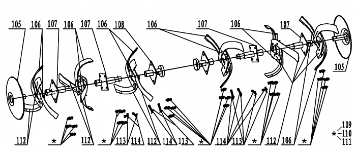 5  | ФРЕЗЫ | Запчасти для культиватора, мотоблока чемпион |  BC8813  | Поставка по России |