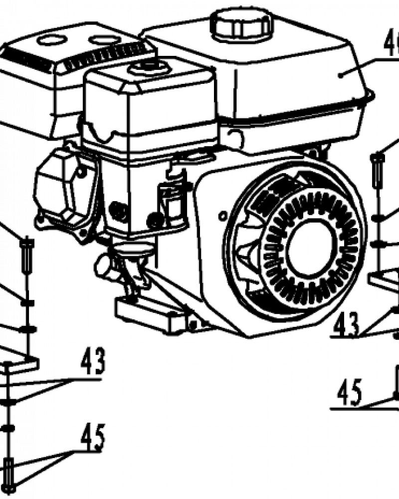 7  | ДВИГАТЕЛЬ | Запчасти для культиватора, мотоблока чемпион |  BC7723  | Магазин-Сервис в СПБ |