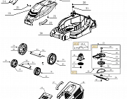 2 | РЕМЕНЬ - НОЖ - АДАПТЕР - ЭЛЕКТРОДВИГАТЕЛЬ - КОЛЕСА - ТРАВОСБОРНИК | Запчасти для газонокосилки чемпион ЕМ3110  | обновлена с 17.09.2021 года | Сервис - Магазин |
