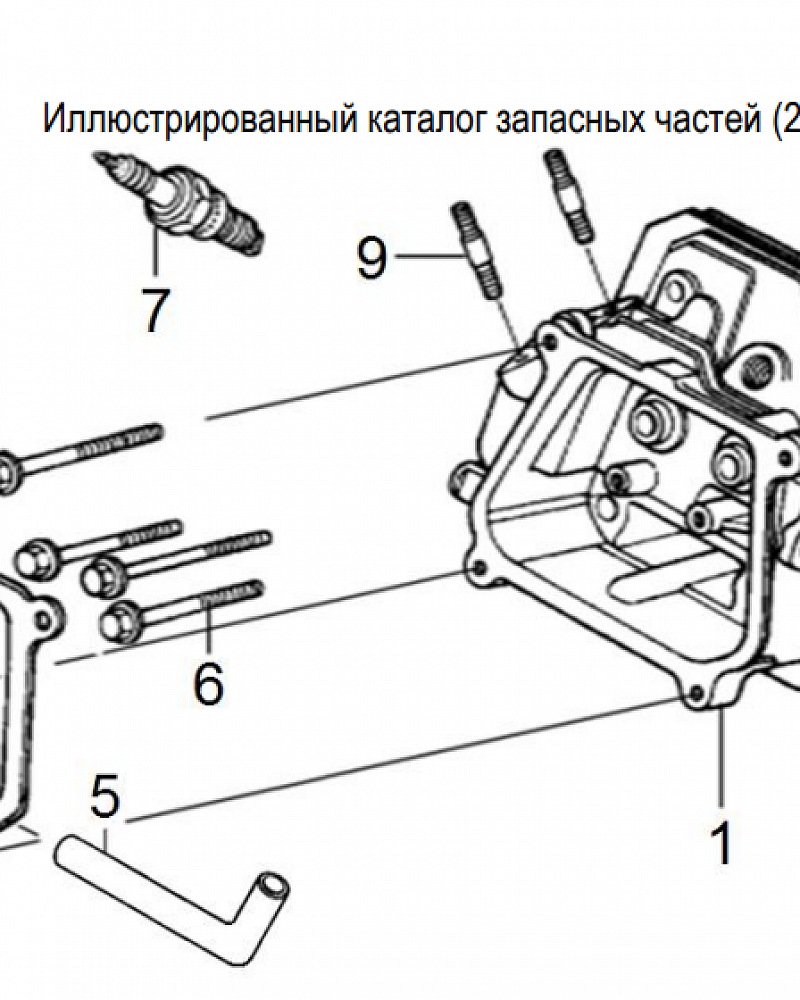 6  | Головка цилиндра  | Запчасти для генератора чемпион | GG3301C | после 2019 года | после s/n 30051900319   | Поставка по России |