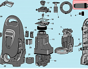 1 ШЛАНГ - ПИСТОЛЕТ МОЙКА CHAMPION HP6160  | ремонт | в СПБ