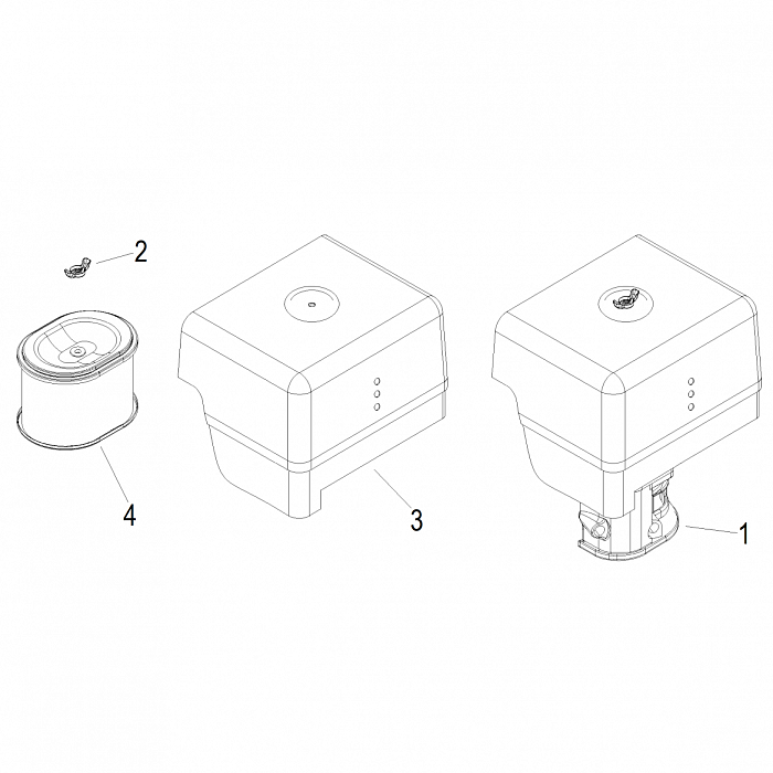 18 |  КРЫШКА ФИЛЬТРА - ФИЛЬТР | Запчасти для снегоуборщика чемпион ST861 | Магазин-Сервис в СПБ |