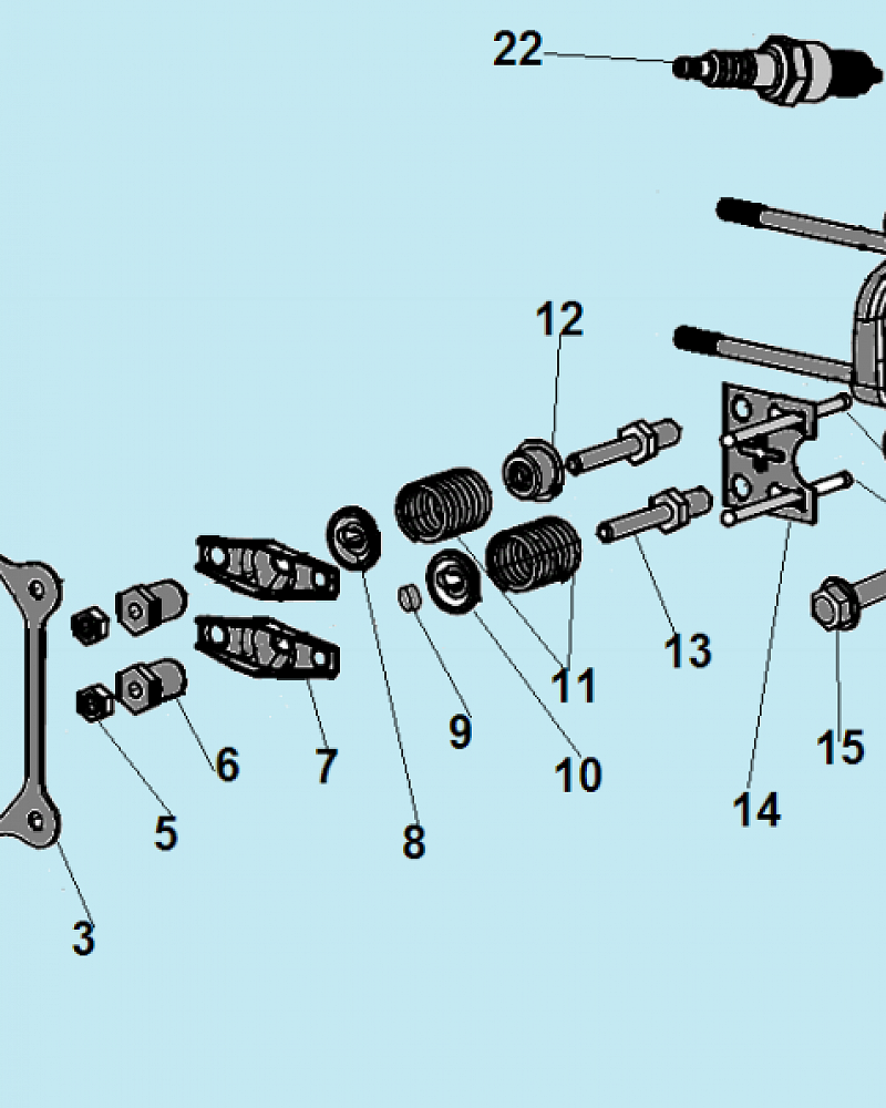 15 ГОЛОВКА БЛОКА МАШИНА ПОДМЕТАЛЬНАЯ CHAMPION GS5080  | ремонт | в СПБ