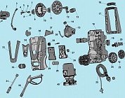 1 ШЛАНГ - ПИСТОЛЕТ МОЙКА CHAMPION HP5240  | ремонт | в СПБ