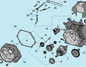 3  | Картер - Коленвал | Запчасти для генератора чемпион | GG7501E | обновлена   | Поставка по России | Сервис - Магазин