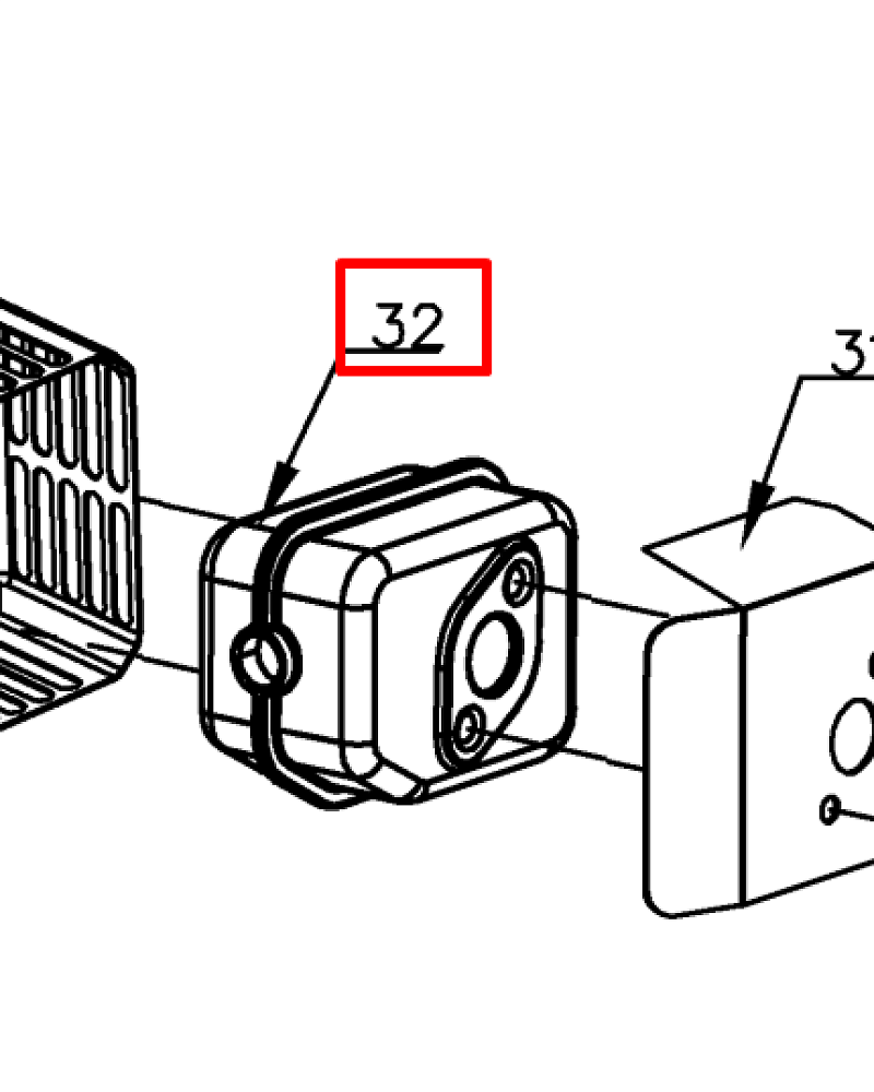 17 | ГЛУШИТЕЛЬ | Запчасти для уборочной чемпион | GS5080 после 2021 года | после s/n 37012000001 | 