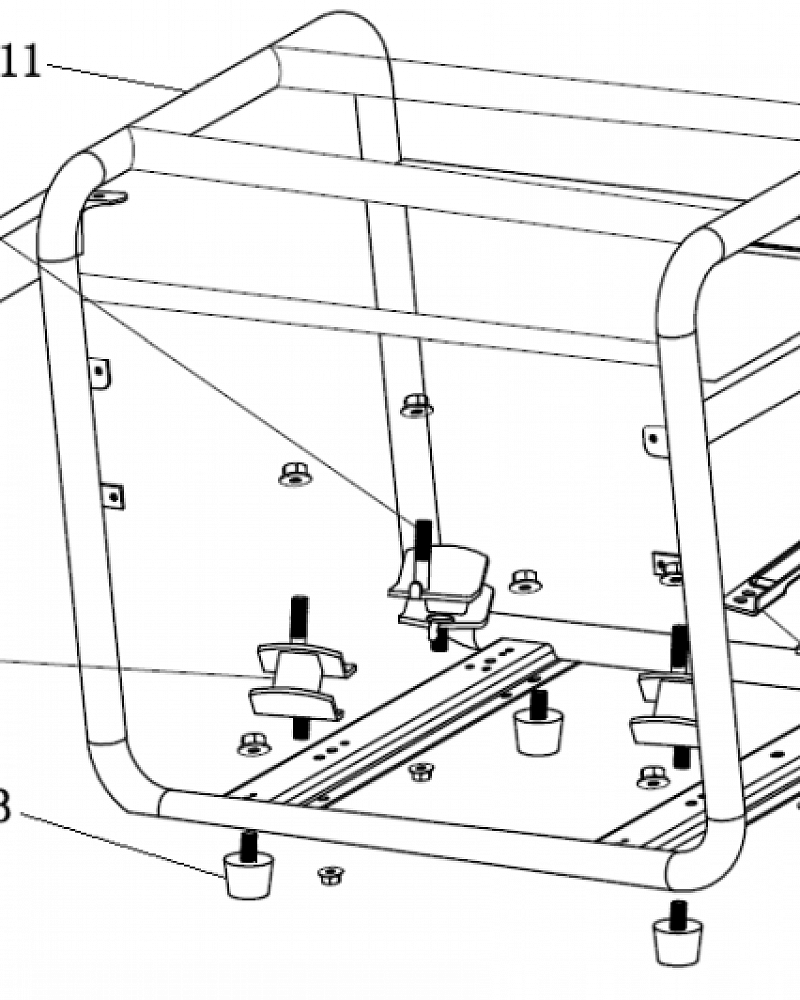 4  | Опора (виброизолятор) двигателя  | Запчасти для генератора чемпион | GG2801| Сервис - Магазин |