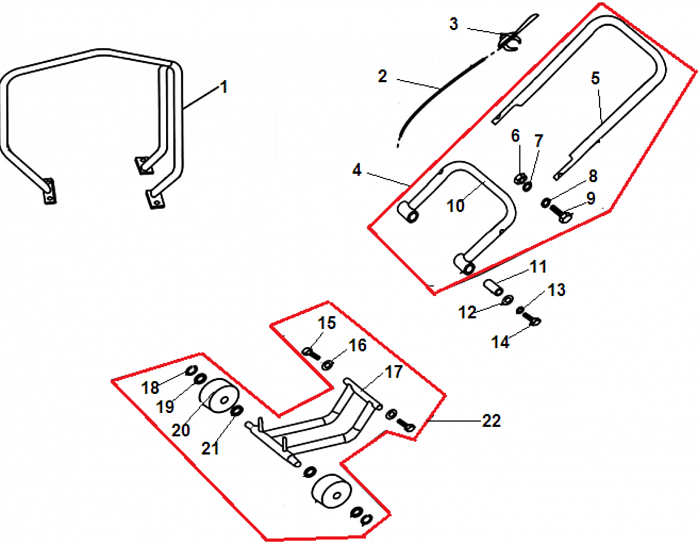 13 РУЧКА ВИБРОПЛИТА  CHAMPION PC5431F  | ремонт | в СПБ