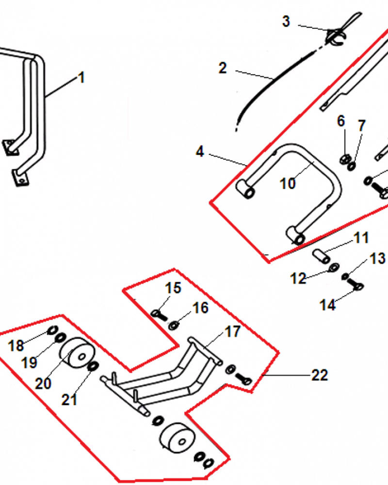 13 РУЧКА ВИБРОПЛИТА  CHAMPION PC5431F  | ремонт | в СПБ