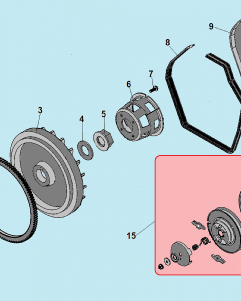14 СТАРТЕР МОТОБЛОК CHAMPION DC1163E  | ремонт | в СПБ