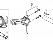 9 ПОРШЕНЬ -ЦИЛИНДР -КОЛЕНВАЛ- КОЛЬЦА | СНЕГОУБОРЩИК CHAMPION ST655 |Запчасти по России | СПБ