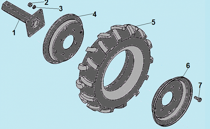 7 КОЛЕСА DC1193E МОТОБЛОК CHAMPION  | ремонт | в СПБ