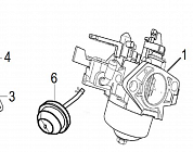 13 КАРБЮРАТОР | СНЕГОУБОРЩИК CHAMPION ST655 |Запчасти по России | СПБ
