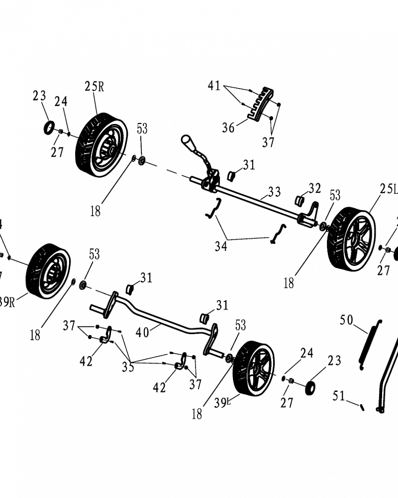 2 | КОЛЕСА  | Запчасти для газонокосилки чемпион | LM4122 обновлена с 21.04.2022 года | начиная s/n 3304211000000 номера | Официальный Сервис  | Поставка запчастей по России