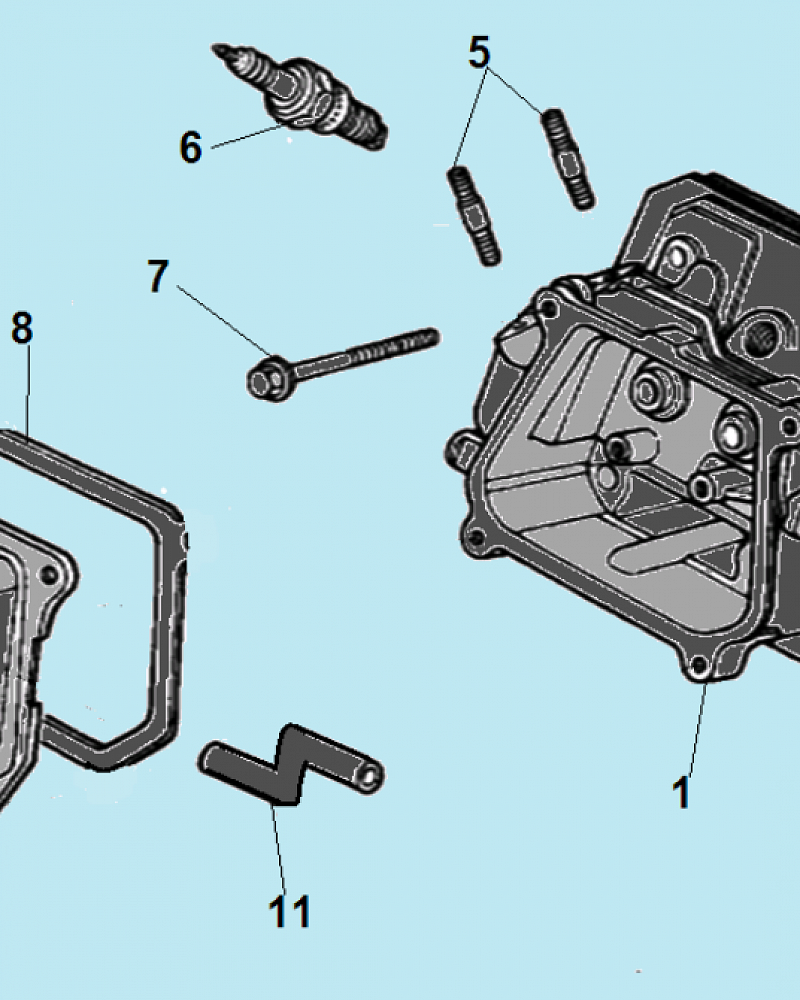 2 ГОЛОВКА БЛОКА ИЗМЕЛЬЧИТЕЛЬ-ШРЕДЕР БЕНЗИНОВЫЙ CHAMPION SC6448  | ремонт | в СПБ