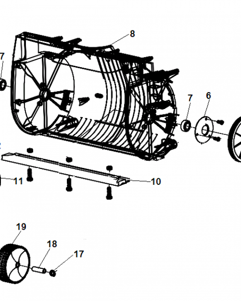 2 ДЕТАЛИ ШНЕКА |СНЕГОУБОРЩИК CHAMPION STE1650 |Запчасти по России | СПБ