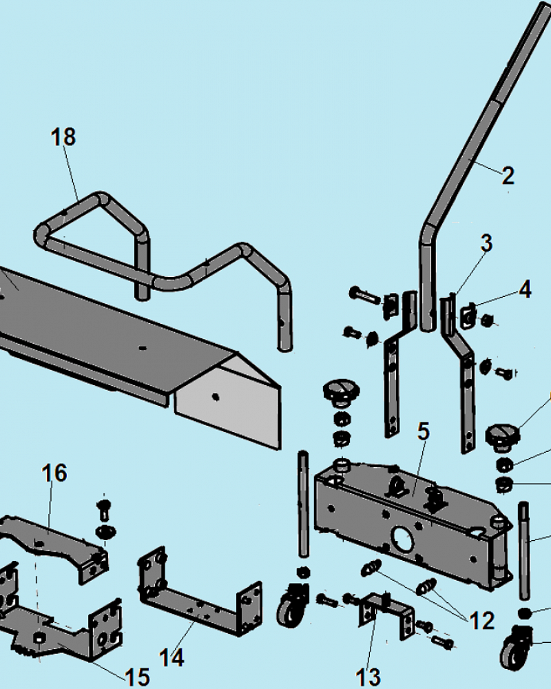 4 РУЧКА МАШИНА ПОДМЕТАЛЬНАЯ CHAMPION GS5562  | ремонт | в СПБ
