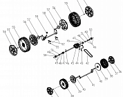 2 КОЛЕСА - РЕМЕНЬ - РЕДУКТОР Газонокосилка CHAMPION LM5346E | до 02.07.2019 года | Ремонт | Запчасти | в СПБ