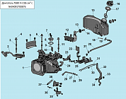 "6 ЦИЛИНДР - БАК - МАГНЕТО Газонокосилка CHAMPION | до 2019 года | LM5345 Двигатель Т680 V=196 см³ с №04091700876  | Ремонт | Запчасти | в СПБ"