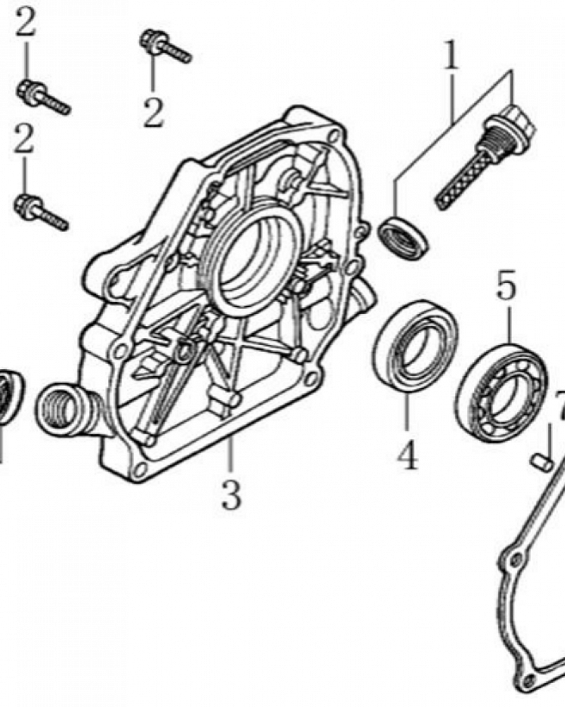 4  | КРЫШКА | Запчасти для виброплиты чемпион | PC6036F | Поставка по России | 