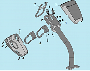 2 РУЛЬ МАШИНА ПОДМЕТАЛЬНАЯ CHAMPION GS5080  | ремонт | в СПБ
