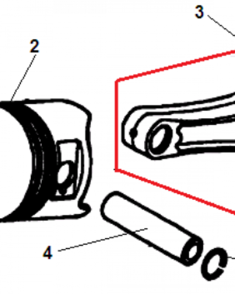 7 ПОРШЕНЬ - ШАТУН ГЕНЕРАТОР CHAMPION LPG6500E