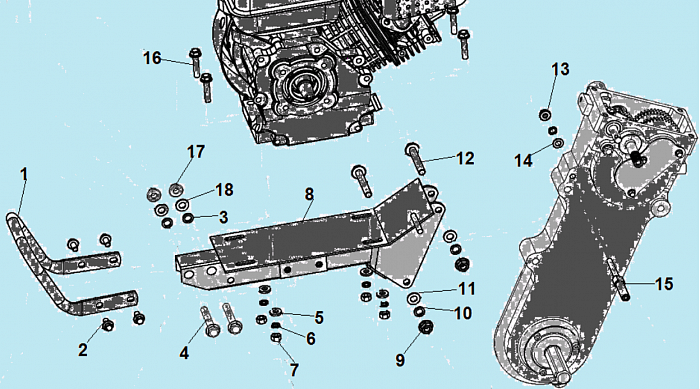 7 РАМА КУЛЬТИВАТОР CHAMPION ВС7713  | ремонт | в СПБ
