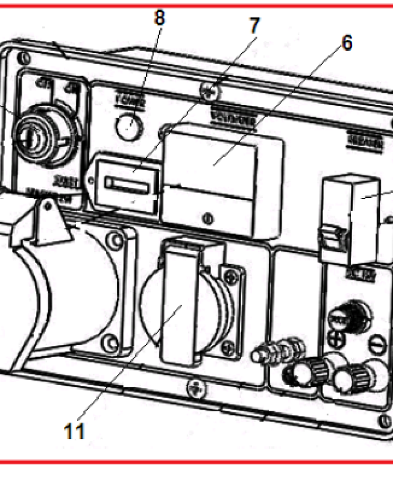 13 ВОЗДУШНЫЙ ФИЛЬТР ГЕНЕРАТОР CHAMPION LPG6500E