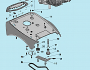 7 РЕМЕНЬ - ШКИВ - РАМА МАШИНА ПОДМЕТАЛЬНАЯ CHAMPION GS50100  | ремонт | в СПБ