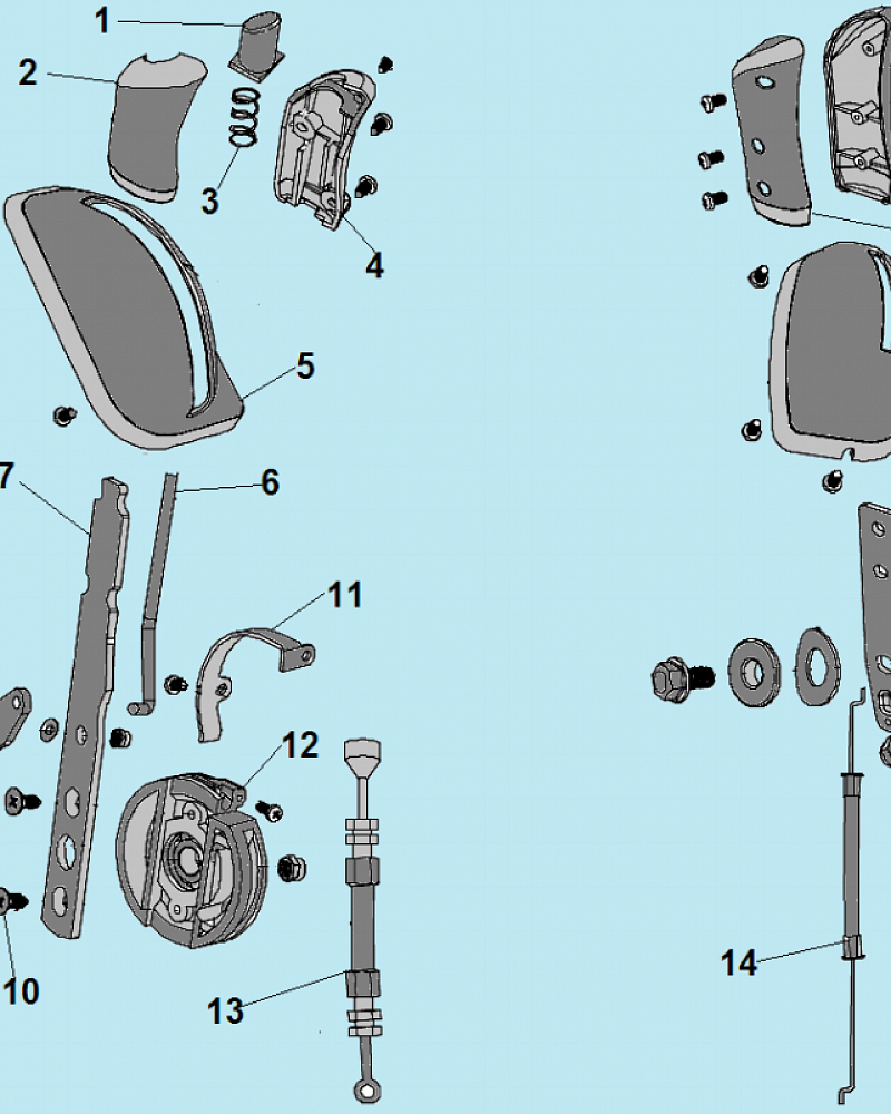 3 ТЯГИ МАШИНА ПОДМЕТАЛЬНАЯ CHAMPION GS5080  | ремонт | в СПБ