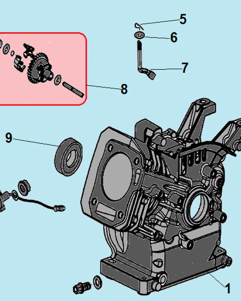 5 ЦИЛИНДР ВИБРОПЛИТА CHAMPION PC9750FT  | ремонт | в СПБ