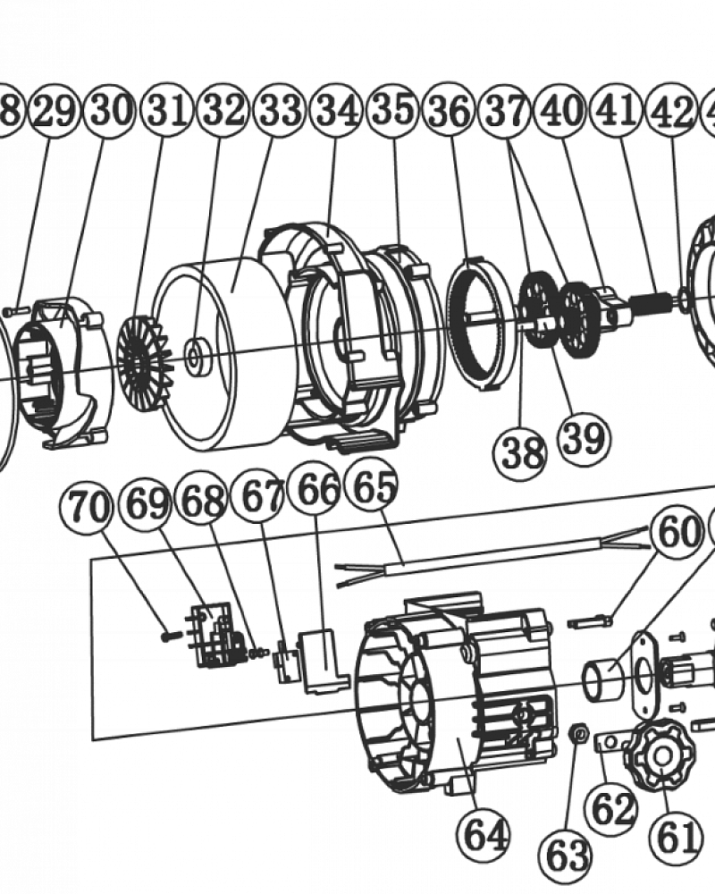 1 ЯКОРЬ  - ЩЕТКИ - СТАТОР - НОЖ - ВЫКЛЮЧАТЕЛЬ ИЗМЕЛЬЧИТЕЛЬ ЭЛЕКТРИЧЕСКИЙ CHAMPION SH280  | ремонт | в СПБ