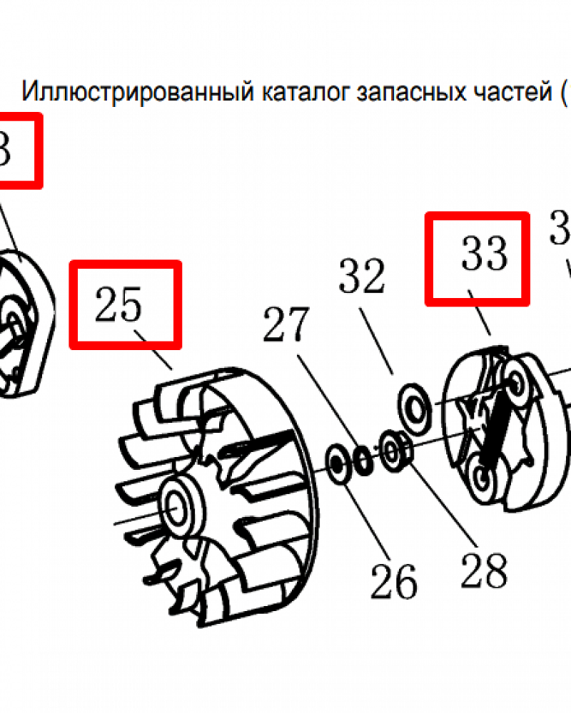 5  | СТАРТЕР  | Запчасти для мотобура чемпион | AG152B  | Поставка по России | 