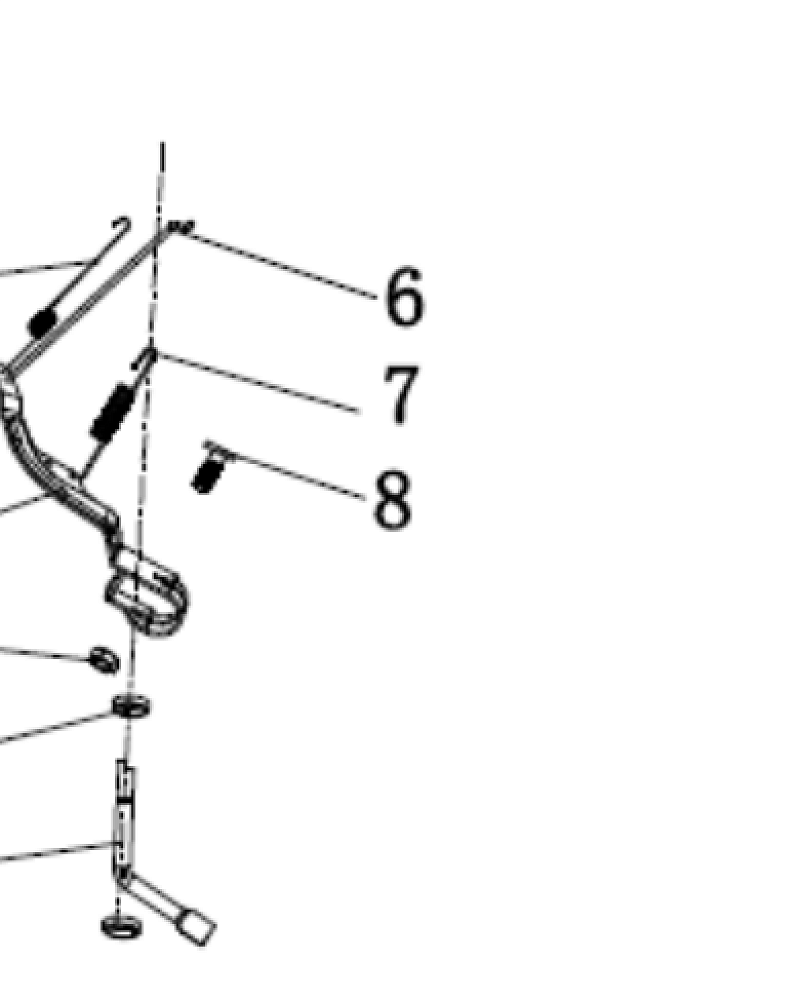 13 | Рычаг регулятора оборотов | Запчасти для генератора чемпион | GG2801| Сервис - Магазин |