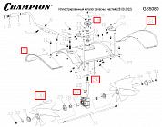 8 | ЩЕТКА | Запчасти для уборочной чемпион | GS5080 после 2021 года | после s/n 37012000001 |