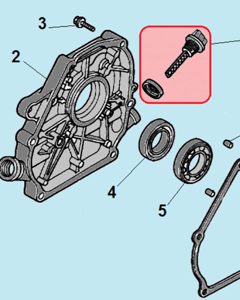 8 КРЫШКА МАШИНА ПОДМЕТАЛЬНАЯ CHAMPION GS5562  | ремонт | в СПБ