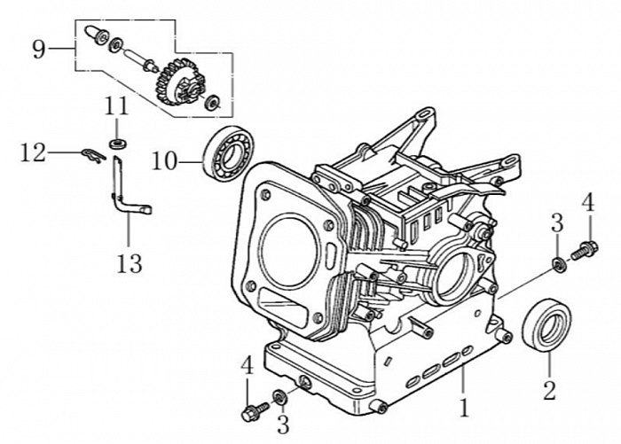 7 ЦИЛИНДР | СНЕГОУБОРЩИК CHAMPION ST655 |Запчасти по России | СПБ