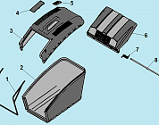 4 ТРАВОСБОРНИК Газонокосилка CHAMPION |  LM5345BS до 2019 года | Ремонт | Запчасти | в СПБ
