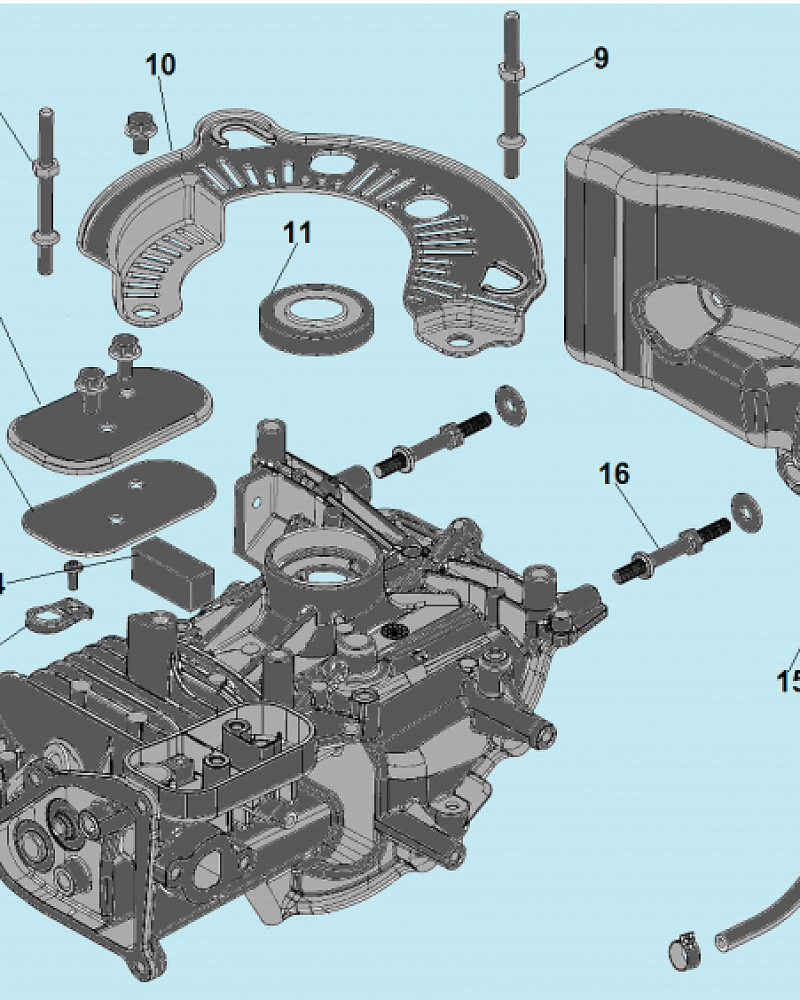7 ЦИЛИНДР - МАГНЕТО КУЛЬТИВАТОР CHAMPION ВC5602 после 2018 ГОДА  | ремонт | в СПБ