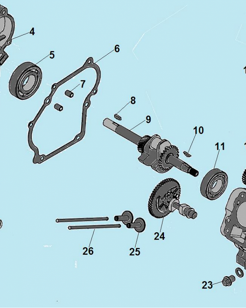 2 ЦИЛИНДР - КРЫШКА - КАРБЮРАТОР ИЗМЕЛЬЧИТЕЛЬ-ШРЕДЕР БЕНЗИНОВЫЙ CHAMPION SC2818  | ремонт | в СПБ