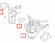10 | КАРБЮРАТОР | Запчасти для мотопомпы чемпион | GP52 после 2019 года  | после s/n 30181901293 |