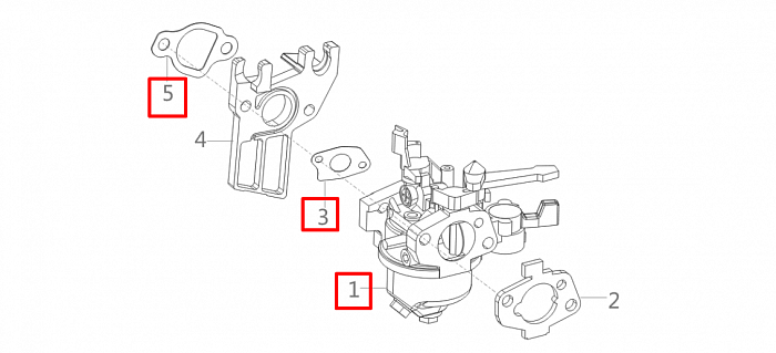 10 | КАРБЮРАТОР | Запчасти для мотопомпы чемпион | GP52 после 2019 года  | после s/n 30181901293 |