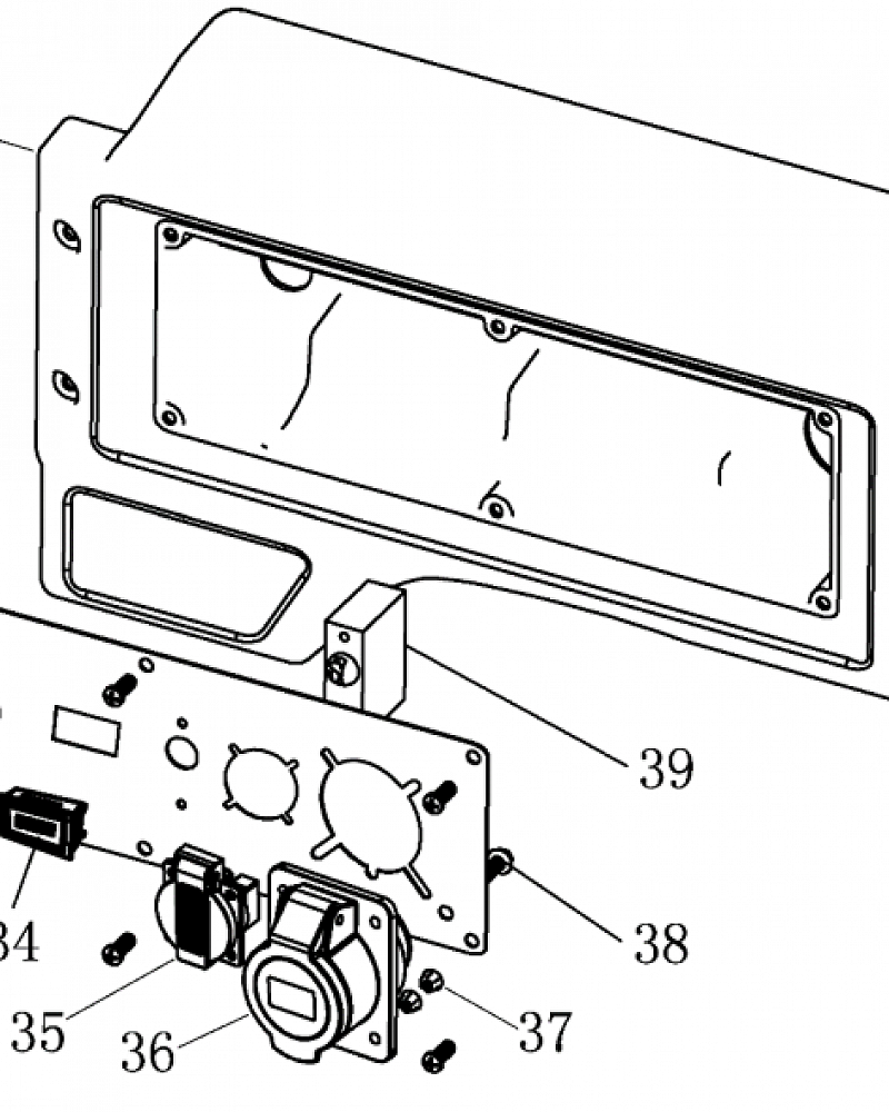 2  | Панель  | Запчасти для генератора чемпион | GGG7001EW  | Поставка по России  |