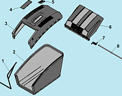 "4 ТРАВОСБОРНИК Газонокосилка CHAMPION | до 2019 года | LM5345 Двигатель Т680 V=196 см³ с №04091700876  | Ремонт | Запчасти | в СПБ"