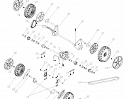 2 | КОЛЕСА - РЕДУКТОР - РЕМЕНЬ | Запчасти для газонокосилки чемпион |  LM5345BS  после 2019 года |  Поставка запчастей по России | Сервис - Ремонт |
