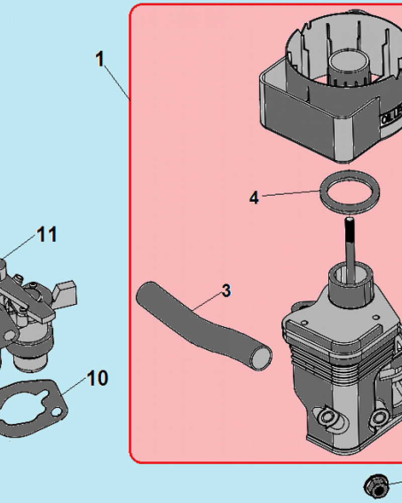 15 КАРБЮРАТОР КУЛЬТИВАТОР CHAMPION ВС7714  | ремонт | в СПБ